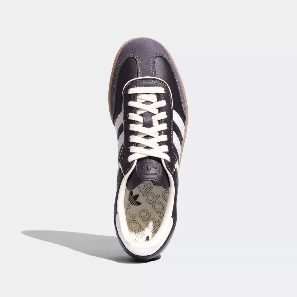 adidas Originals Samba OG Womens Sz 5.5 Aura Black/Cream White Shoes IG6836 NEW - Picture 6 of 8